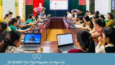 Thái Nguyên ưu tiên triển khai xây dựng trường học số