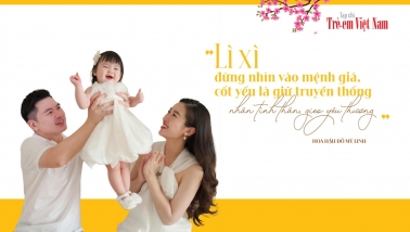 Hoa hậu Đỗ Mỹ Linh: “Tôi dạy con tiền lì xì là tình thân gắn kết, không phải đong đếm nhiều ít'