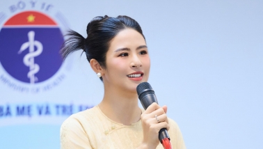 Ngọc Hân làm đại sứ 'Yêu thương mỗi ngày - Mẹ khoẻ, bé ngoan' hưởng ứng Tháng hành động vì trẻ em