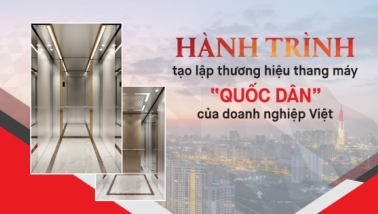 Hành trình tạo lập thương hiệu thang máy “quốc dân” của doanh nghiệp Việt