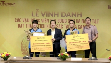 Tập đoàn T&T Group thưởng hơn 1 tỷ đồng cho kỳ tích bóng bàn Việt Nam tại SEA Games 32