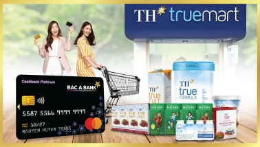 Chủ thẻ tín dụng Bac A Bank nhận ưu đãi đặc quyền tại TH truemart