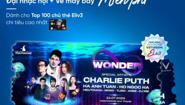 Cơ hội sở hữu chiếc vé quyền năng gặp Charlie Puth tại 8Wonder