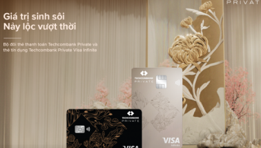 Ra mắt đặc quyền Techcombank Private: Bộ đôi thẻ thanh toán và thẻ tín dụng xứng tầm vị thế