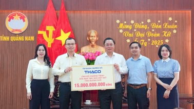 THACO nhận bằng khen trong công tác “Xóa nhà tạm, nhà dột nát” tỉnh Quảng Nam
