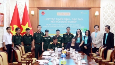 GSM hợp tác Trung tâm Thái Sơn tạo việc làm cho bộ đội xuất ngũ