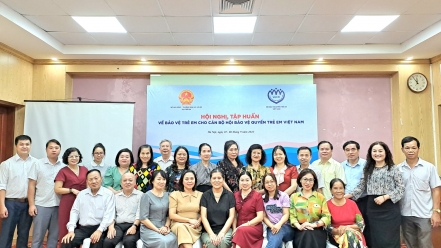 Nâng cao năng lực bảo vệ quyền trẻ em cho cán bộ Hội Bảo vệ quyền trẻ em Việt Nam