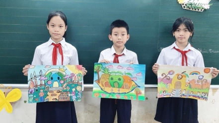 Những “ngôi nhà xanh” ấn tượng của học sinh Trường Tiểu học Nguyễn Đức Cảnh Đà Nẵng