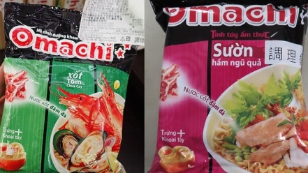 Đài Loan thu hồi mì ăn liền Omachi nhập từ Việt Nam vì chứa chất cấm