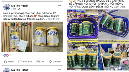 Bán sữa nhập lậu trên Facebook, một hộ kinh doanh ở Cao Bằng bị xử phạt