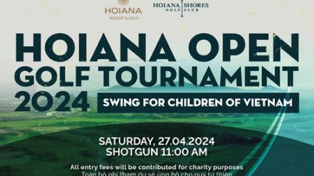 Khởi động giải gôn từ thiện Hoiana Open Golf Tournament 2024
