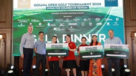 Hoiana tổ chức giải golf từ thiện gây quỹ 1,2 tỷ đồng hỗ trợ trẻ em khó khăn tại Quảng Nam