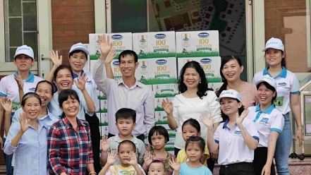 Nhiều hoạt động hướng đến trẻ em do Vinamilk và Quỹ sữa Vươn cao Việt Nam thực hiện