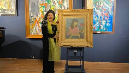 Nữ hoạ sĩ Văn Dương Thành mang tranh của danh hoạ Bùi Xuân Phái về Triển lãm 'Âm thanh của sự tĩnh lặng'