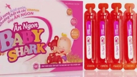 Hai sản phẩm cho trẻ em BABY SHARK và Medi Kid Calcium K2 được xác định làm giả