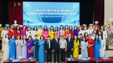 Học viện Quản lý giáo dục khẳng định năng lực nghiên cứu khoa học, giảng dạy và học tập trong kỷ nguyên vươn mình của dân tộc