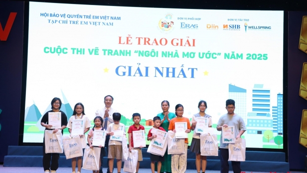 Trao giải cuộc thi “Ngôi nhà mơ ước” năm 2025 – Nơi những trái tim trẻ thơ vẽ nên hạnh phúc xanh