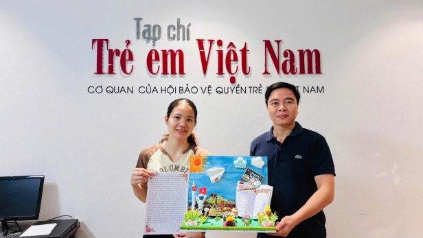 Cậu bé 7 tuổi gửi thông điệp yêu thương đến bạn bè khắp mọi miền Tổ quốc