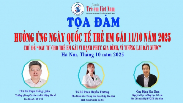 Toàn cảnh toạ đàm “Đầu tư cho trẻ em gái – vì hạnh phúc gia đình, vì tương lai đất nước”