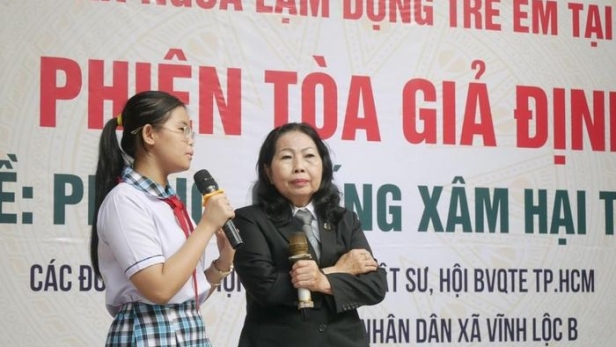 'Xử án' để giúp học sinh biết cách phòng tránh xâm hại