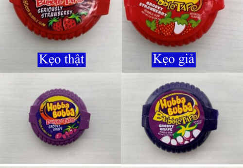 Nguy cơ ảnh hưởng đến sức khỏe của trẻ từ bánh kẹo giả mạo nhãn hiệu