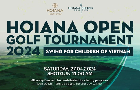 Khởi động giải golf từ thiện Hoiana Open Golf Tournament 2024