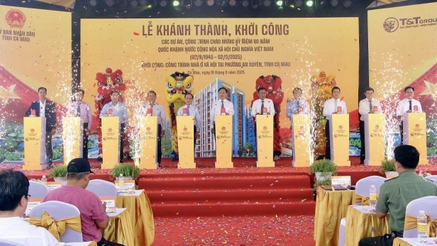 T&T Group khởi công công trình nhà ở xã hội tại Cà Mau