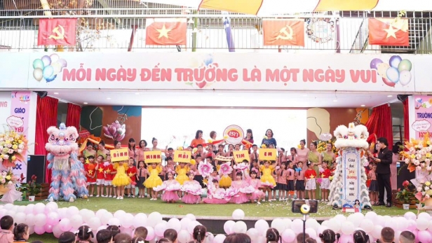 Rộn ràng khai giảng ở Mầm non Bình Minh (phường Tây Hồ, TP. Hà Nội): Nơi gieo mầm yêu thương và hy vọng