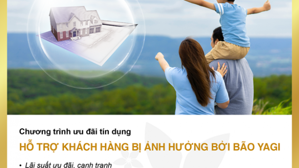 BAC A BANK giảm lãi vay, đồng hành cùng khách hàng chịu ảnh hưởng bởi bão Yagi