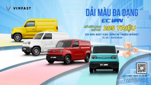 VinFast EC Van sẽ là “dấu chấm hết” cho các dòng xe chở hàng chạy xăng?