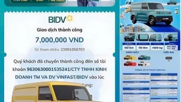 Khách hàng Việt háo hức khoe “bấm nút” chốt cọc sớm VinFast EC Van