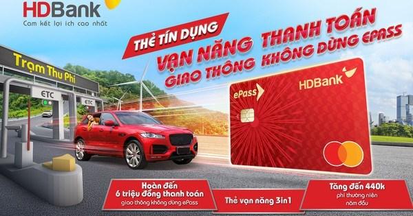 HDBank ePass 3in1 - Thẻ vạn năng cho chủ xe thời đại số