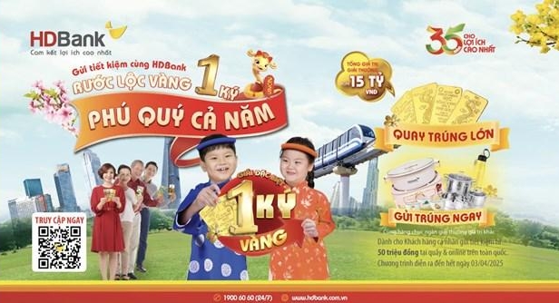 Trước thềm đại lễ 30/4, HDBank tìm ra chủ nhân 1 ký vàng SJC và 16 khách hàng trúng thưởng