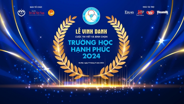 Sắp diễn ra Lễ vinh danh cuộc thi viết và bình chọn “Trường học hạnh phúc” năm 2024 