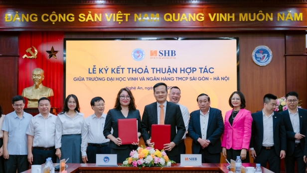 SHB ký kết hợp tác với Trường Đại học Vinh