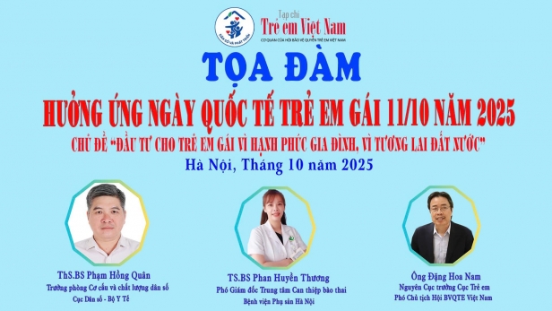 Đầu tư cho trẻ em gái vì hạnh phúc gia đình, vì tương lai đất nước