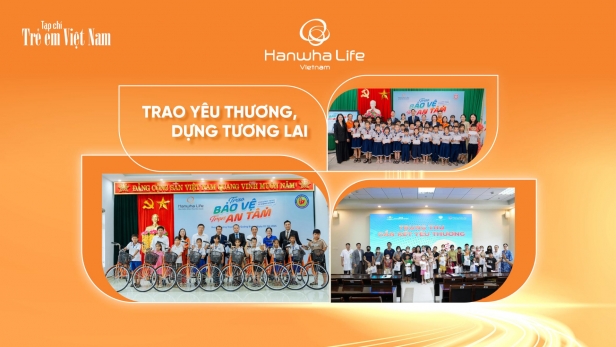 Hanwha Life Việt Nam: Kiến tạo giá trị nhân văn cho trẻ em, vun đắp tương lai cộng đồng