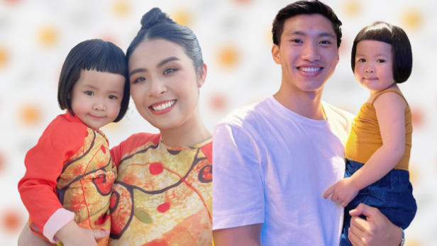 Hoa hậu Ngọc Hân, cầu thủ Đoàn Văn Hậu gặp hot TikToker nhí Bánh Bao hút triệu view