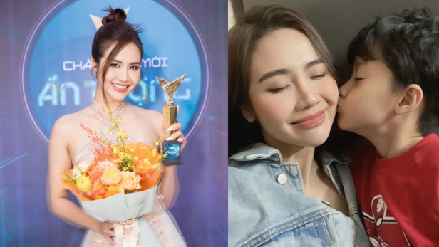 Huyền Lizzie thắng giải VTV Award 2022, xúc động tiết lộ động lực đặc biệt là con trai