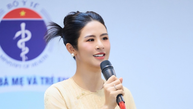 Ngọc Hân làm đại sứ 'Yêu thương mỗi ngày - Mẹ khoẻ, bé ngoan' hưởng ứng Tháng hành động vì trẻ em