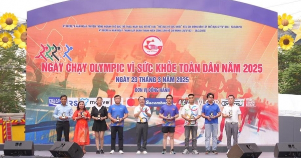Sacombank tiếp lửa tinh thần thể thao cùng Ngày chạy Olympic vì sức khỏe toàn dân 2025