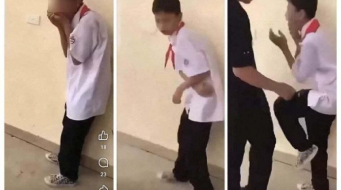 Bắc Giang: Đang xử lý học sinh lớp 7 đánh liên tiếp vào mặt bạn ngay tại trường