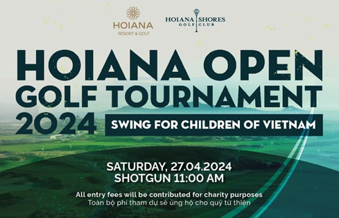 Khởi động giải gôn từ thiện Hoiana Open Golf Tournament 2024