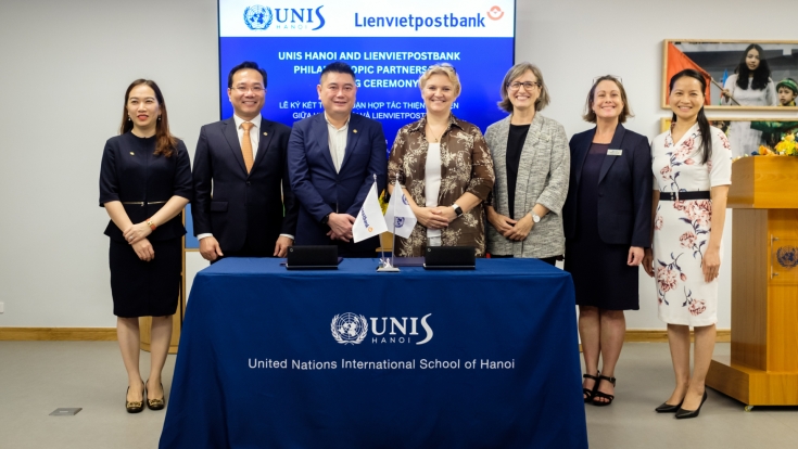 Lienvietpostbank tài trợ 45 tỷ đồng cho chương trình học bổng, hỗ trợ giáo dục của trường UNIS Hà Nội