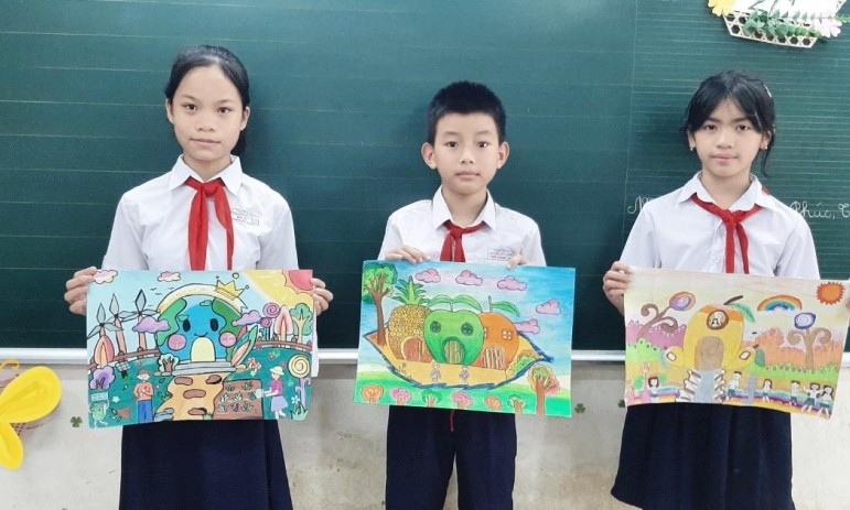 Những “ngôi nhà xanh” ấn tượng của học sinh Trường Tiểu học Nguyễn Đức Cảnh - Đà Nẵng