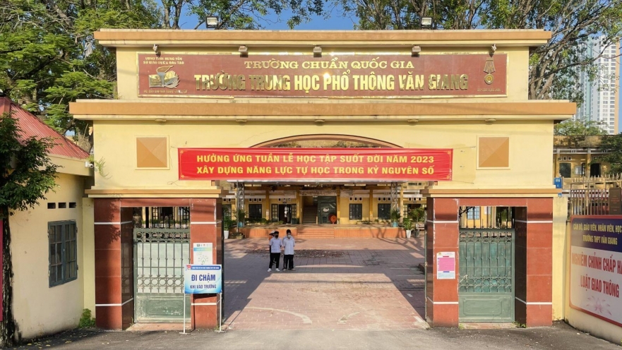 Trường THPT Văn Giang đang giữ ngôi vị số 1 bình chọn 'Trường học hạnh phúc'