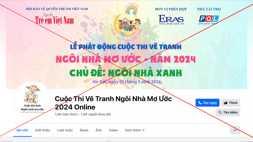 Tái diễn tình trạng mạo danh Ban Tổ chức cuộc thi vẽ tranh 'Ngôi nhà mơ ước'