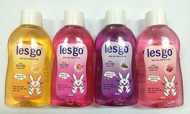 Thu hồi lô nước súc miệng trẻ em Lesgo do chứa chất không công bố
