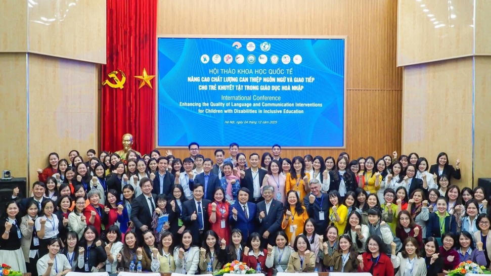 Việt Nam thúc đẩy can thiệp ngôn ngữ, giao tiếp cho trẻ khuyết tật trong giáo dục hòa nhập